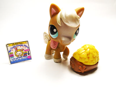 Littlest Pet Shop Horse #405 with accessory