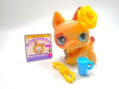 Littlest Pet Shop Exclusive German Shepard Dog #744 with accessories authentic