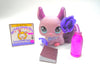 Littlest Pet Shop Purple Fuzzy Tail Chinchilla #2415 with accessories authentic
