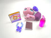 Littlest Pet Shop Purple Fuzzy Tail Chinchilla #2415 with accessories authentic
