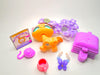 Littlest Pet Shop Glitter Walking Destiny Cat #626 with cute accessories
