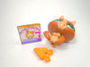 Littlest Pet Shop Orange Brown Dwarf Bunny Rabbit #2074 with cute accessories