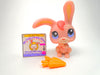 Littlest Pet Shop Orange Cream Bunny Rabbit #1399 & cute accessories authentic