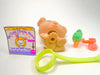 Littlest Pet Shop Brown Boxer Puppy Dog #1353 with cute accessories authentic