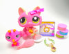 Littlest Pet Shop Rare Pink Crouching Cat #1900 with accessories authentic
