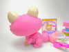 Littlest Pet Shop Rare Pink Crouching Cat #1900 with accessories authentic
