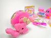 Littlest Pet Shop Rare Pink Crouching Cat #1900 with accessories authentic