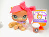 Littlest Pet Shop Rare Brown Persian Cat #1063 with cute accessories authentic