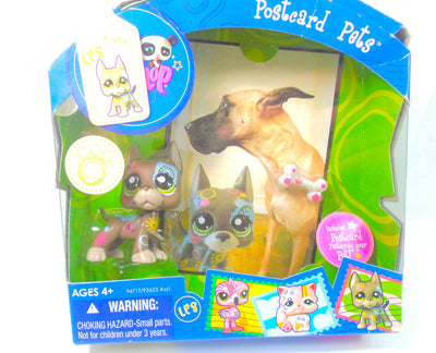 Littlest Pet Shop Rare Post Card Tattoo Great Dane #1439 NIB Authentic