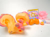 Littlest Pet Shop Rare Pink Mauve Yellow Squirrel #1601 with cute accessories