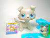 Littlest Pet Shop Rare Grey White Collie Dog #363 & cute accessories Authentic