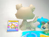 Littlest Pet Shop Rare Grey White Collie Dog #363 & cute accessories Authentic