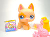 Littlest Pet Shop Rare German Shepard Dog #1447 with accessories authentic