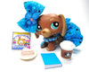 Littlest Pet Shop Dachshund #1751 with cute accessories My Cute Cheap Store