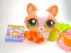 Littlest Pet Shop Rare Orange Crouching Cat #1868 with accessories authentic