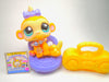 Littlest Pet Shop Rare Exclusive European Yellow Baby Monkey w Bow #1635 authentic