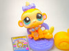 Littlest Pet Shop Rare Exclusive European Yellow Baby Monkey w Bow #1635 authentic
