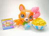 Littlest Pet Shop Rare Orange Corgi #1360 with cute accessories Authentic