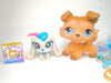 Littlest Pet Shop Rare Brown Collie Dog #893 with accessories authentic