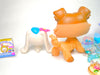 Littlest Pet Shop Rare Brown Collie Dog #893 with accessories authentic