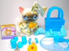Littlest Pet Shop Siamese Cat #5 with cute accessories authentic
