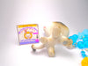 Littlest Pet Shop Siamese Cat #5 with cute accessories authentic