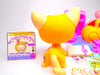 Littlest Pet Shop Rare Yellow Short Hair Cat #2194 & cute accessories Authentic