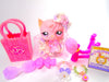 Littlest Pet Shop Rare Pink Angora Cat #1726 with cute accessories authentic
