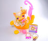 Littlest Pet Shop Rare Yellow Angora Cat #354 with cute accessories authentic