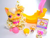 Littlest Pet Shop Rare Yellow Angora Cat #354 with cute accessories authentic