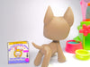 Littlest Pet Shop Grey Great Dane #184 with accessories Authentic