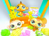 Littlest Pet Shop Triplet Monkey #1551 #1552 #1553 & cute accessories Authentic
