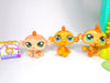 Littlest Pet Shop Triplet Monkey #1551 #1552 #1553 & cute accessories Authentic