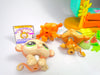 Littlest Pet Shop Triplet Monkey #1551 #1552 #1553 & cute accessories Authentic