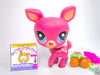 Littlest Pet Shop Rare Cranberry Pink Blue Eye Deer #1517 accessories authentic