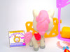 Littlest Pet Shop Rare Pink Grey Horse #1097 with cute accessories authentic