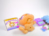 Littlest Pet Shop Brown Crouching Cat #1584 with accessories