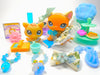Littlest Pet Shop Rare Puzzle Short Hair Cat No # Kitten #1779 Mouse #1480