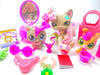 Littlest Pet Shop Short Hair Cat #483 Kitten #66 with cute accessories Authentic