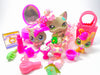Littlest Pet Shop Short Hair Cat #483 Kitten #66 with cute accessories Authentic