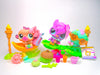 Littlest Pet Shop Rare Purple Bat #1926 Monkey #1925 Caterpillar #1811 Authentic