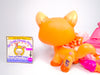 Littlest Pet Shop Rare Orange Walking Destiny Cat #2258 with cute accessories