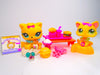 Littlest Pet Shop Rare Yellow Persian Cat #3566 Kitten #1649 Authentic
