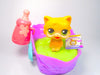 Littlest Pet Shop Rare Yellow Magic Motion Yum Yum Kitty Cat Authentic