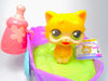 Littlest Pet Shop Rare Yellow Magic Motion Yum Yum Kitty Cat Authentic