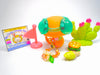 Littlest Pet Shop Rare Orange Snake #1387 & cute accessories