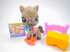 Littlest Pet Shop Rare Grey Brown Unicorn Horse #1820 with cute accessories