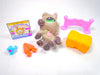 Littlest Pet Shop Rare Grey Brown Unicorn Horse #1820 with cute accessories