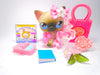 Littlest Pet Shop Siamese Cat #5 with cute accessories authentic
