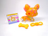 Littlest Pet Shop Rare Post Card Corgi Dog #1851 with cute accessories authentic